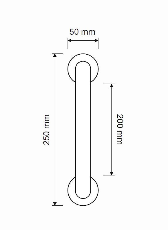 Linea Calì Asia 960AN deurgreep verouderd brons