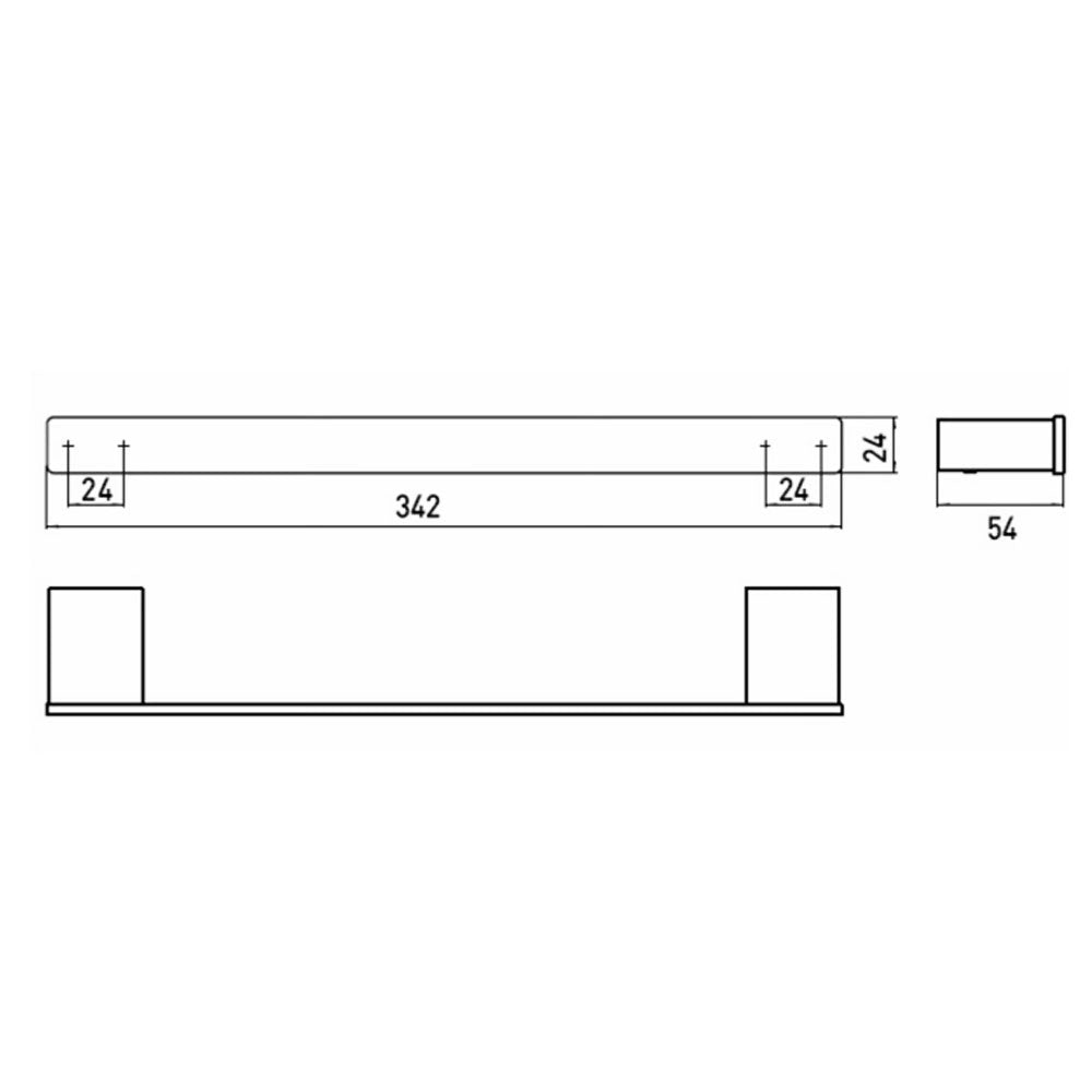 Emco Loft badgreep 30 cm chroom