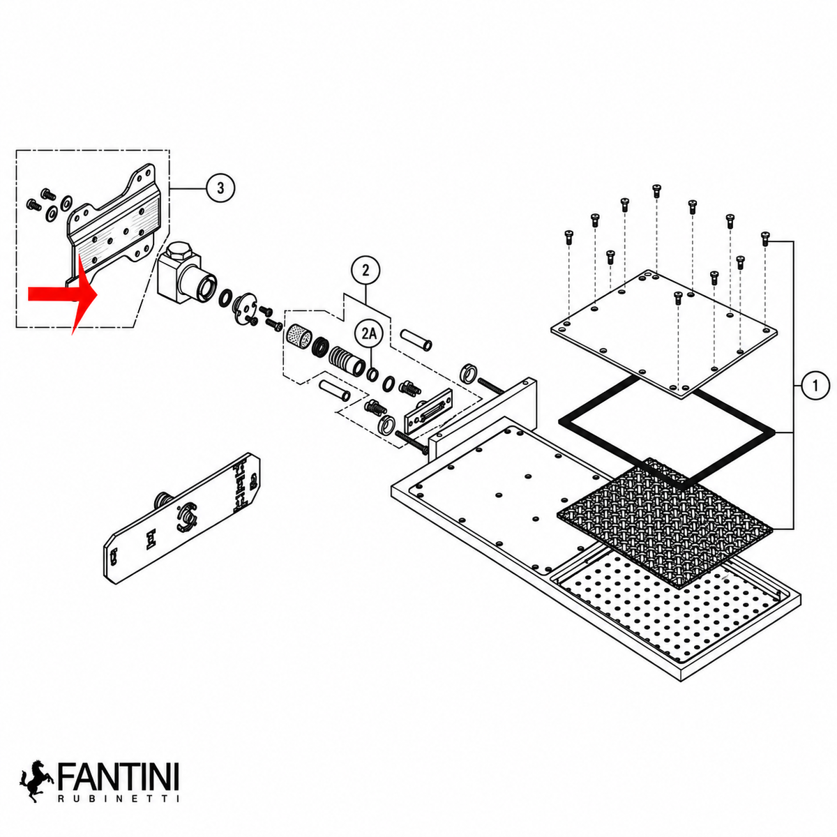 Fantini Milano exclusief Italiaans design regendouche chroom
