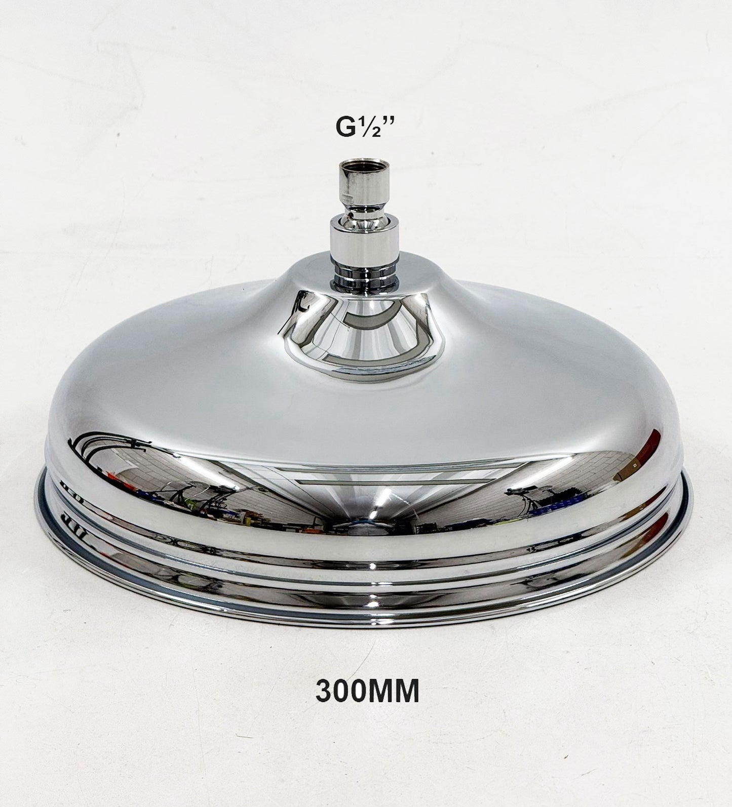 Pioggia Retro nostalgische hoofddouche 30 cm chroom