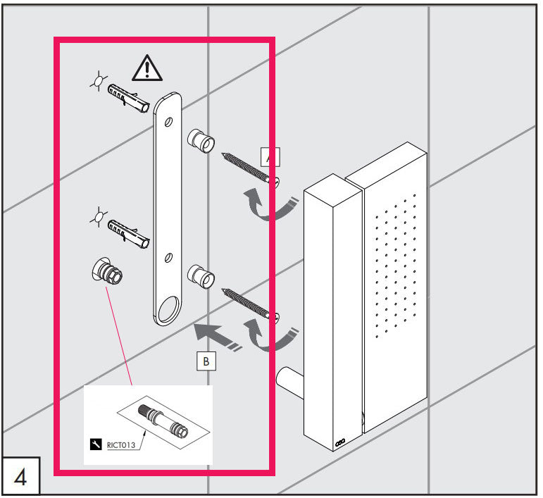 Ceadesign ZIQ52 verstelbare Derlin design douchekop met regenstraal, geborsteld RVS