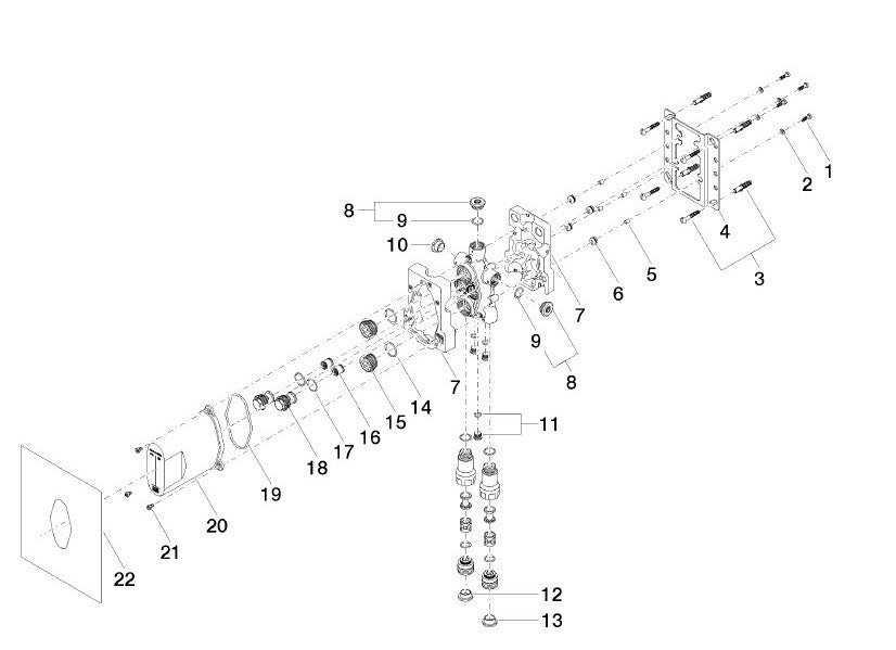 Dornbracht Universeel inbouwdeel thermostatisch 1/2" 3542597090