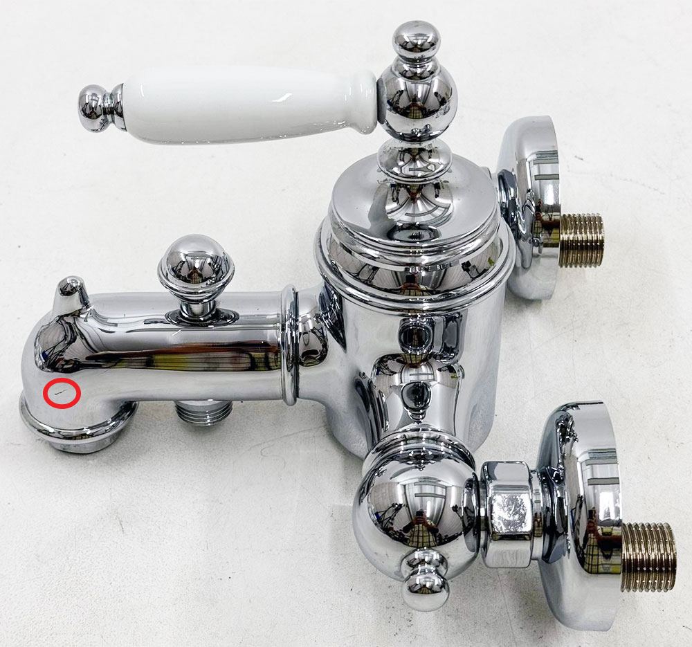 RAF Nilo prachtige klassieke badmengkraan met douchegarnituur chroom