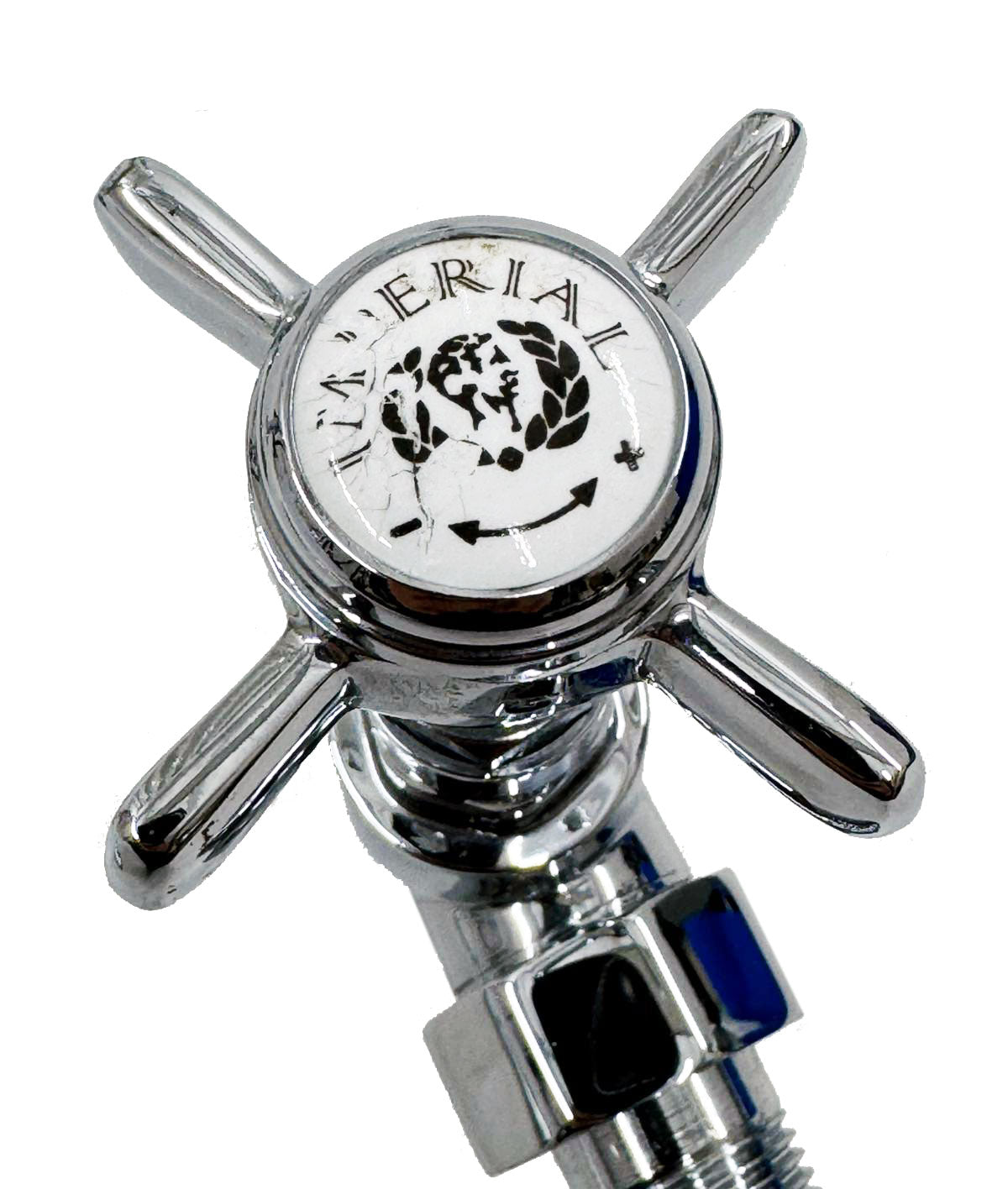 Imperial Malmo 8-balk traditionele radiator – 960 x 665 – chroom/wit – centrale verwarming