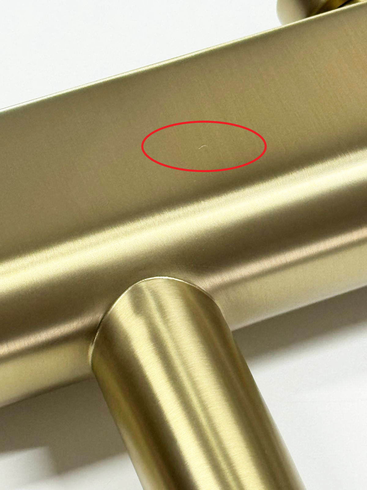 Lavigo Sky badthermostaat geborsteld safe touch goud mat PVD