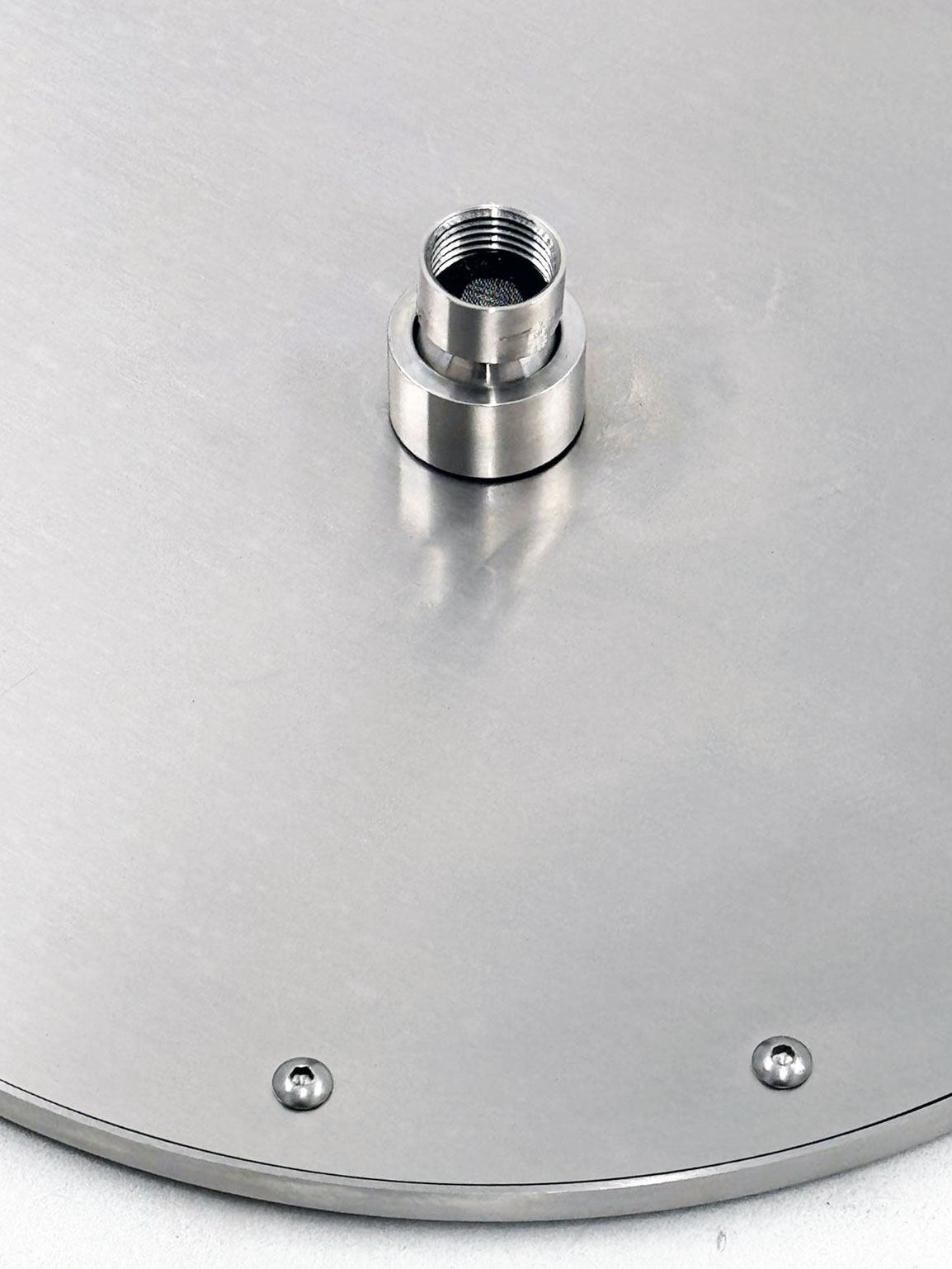 Super Inox Luxe hoofddouche rond 30 cm mat RVS