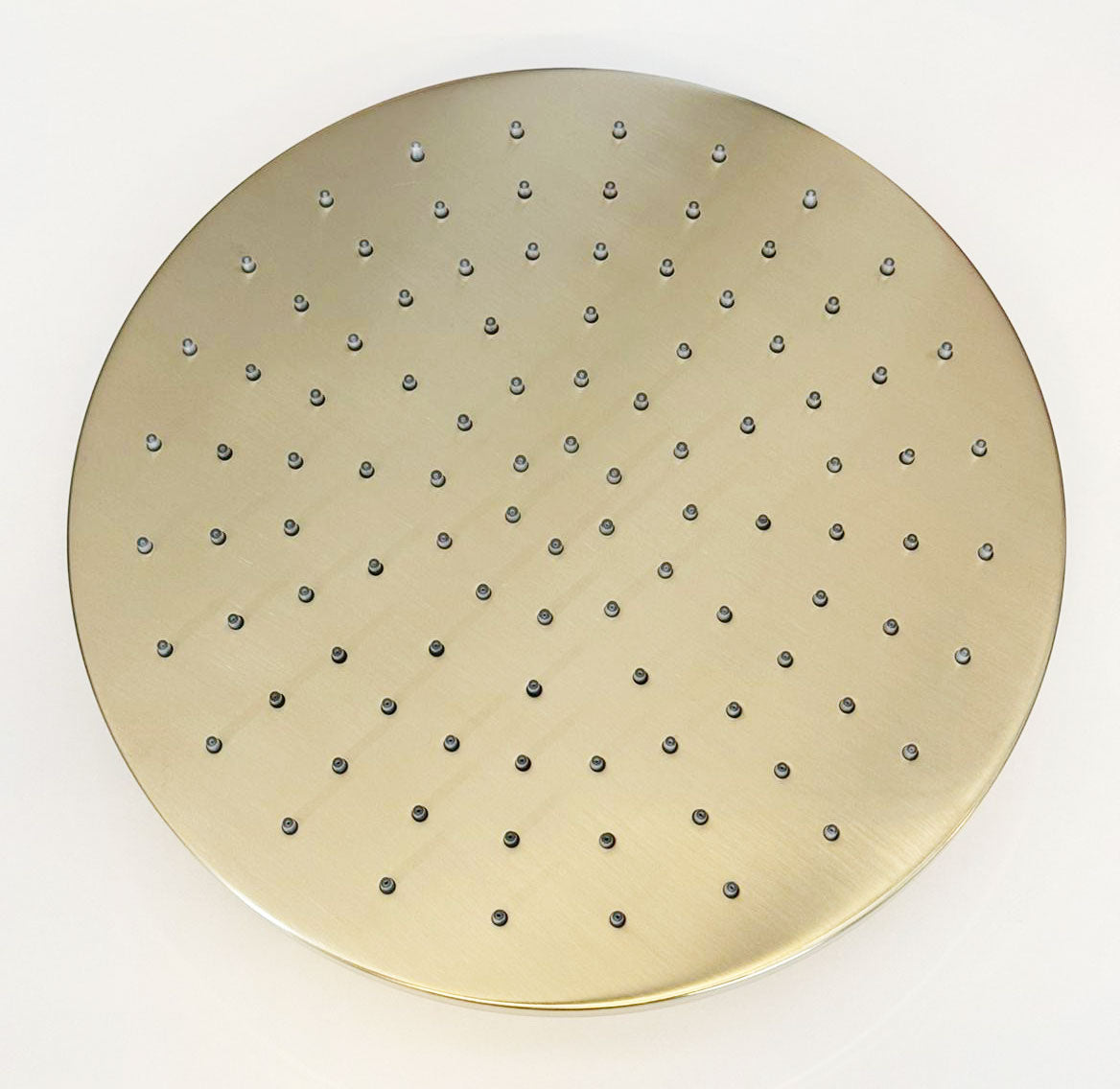 Nobili Luxe hoofddouche rond Ø 30 cm geborsteld messing PVD AD139/113CGP