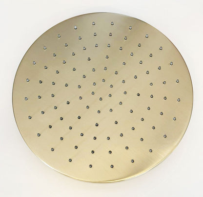 Nobili Luxe hoofddouche rond Ø 30 cm geborsteld messing PVD AD139/113CGP