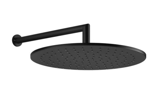 Gessi Emporio hoofddouche 300 mm met wandbevestiging mat zwart