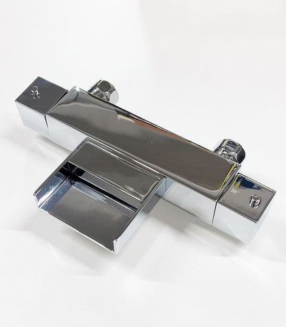 Paini Nexxt Dax design thermostaat badmengkraan met waterval, chroom