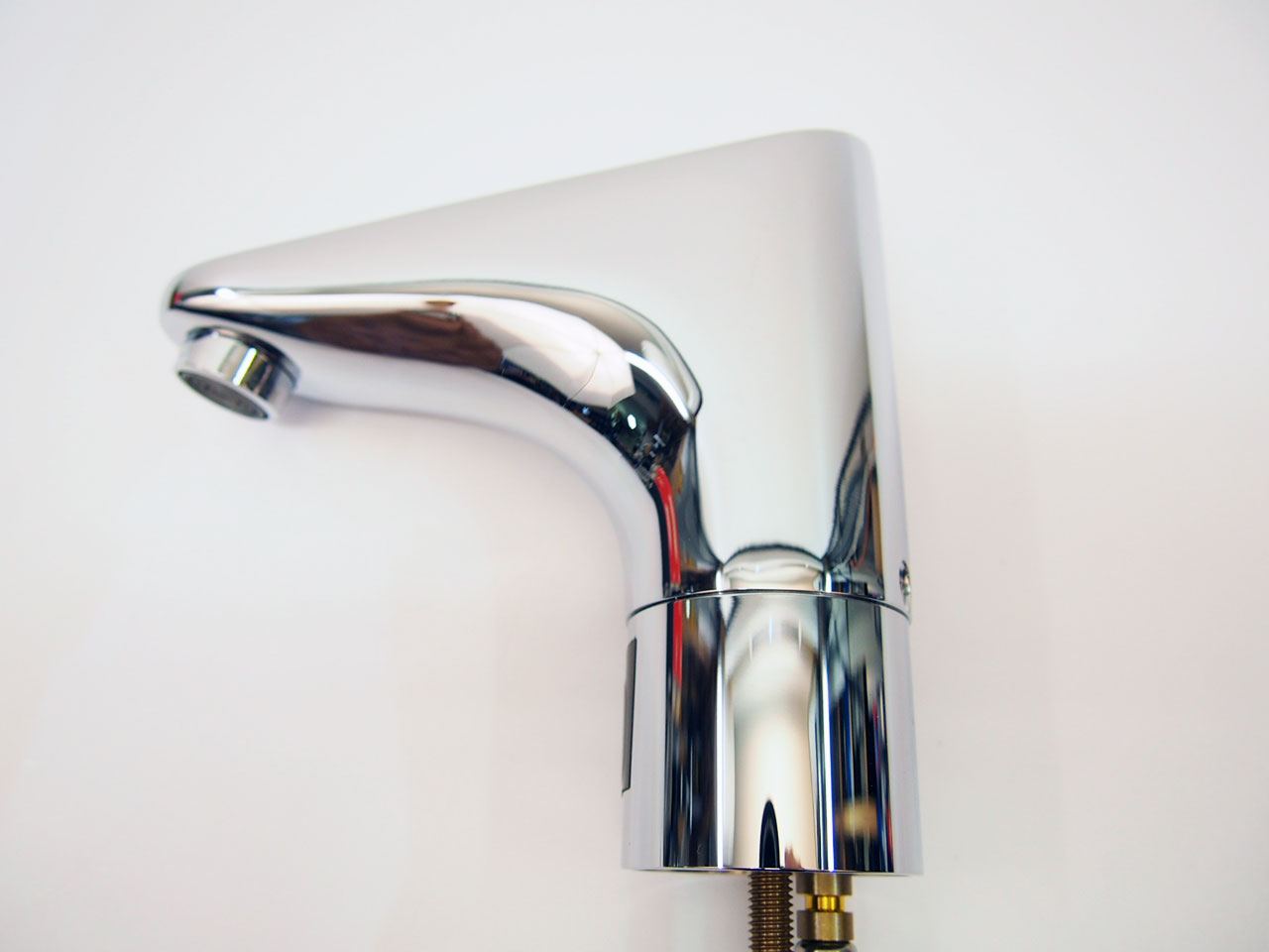 Grohe Europlus E Infrarood elektronische wastafelkraan zonder menging met 230 V AC adapter, Chroom