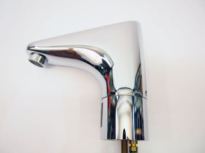 Grohe Europlus E Infrarood elektronische wastafelkraan zonder menging met 230 V AC adapter, Chroom