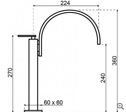 Lavanto Select Milky White design keukenmengkraan chroom/wit