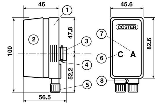 Rada/De Melker 3 weg afsluiter 24V 3/4