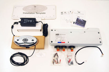 Rada Sense elektronische wastafelkraan of badkraan 1/2 inch temperatuurbegrenzing 230V waterbesparend Chroom