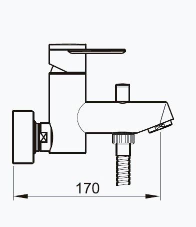 Ponsi Saturno design badmengkraan chroom