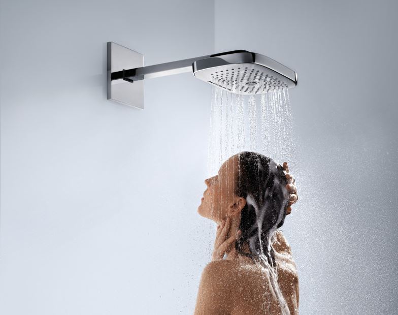 Hansgrohe Raindance select E hoofddouche 300 3jet met douchearm, chroom