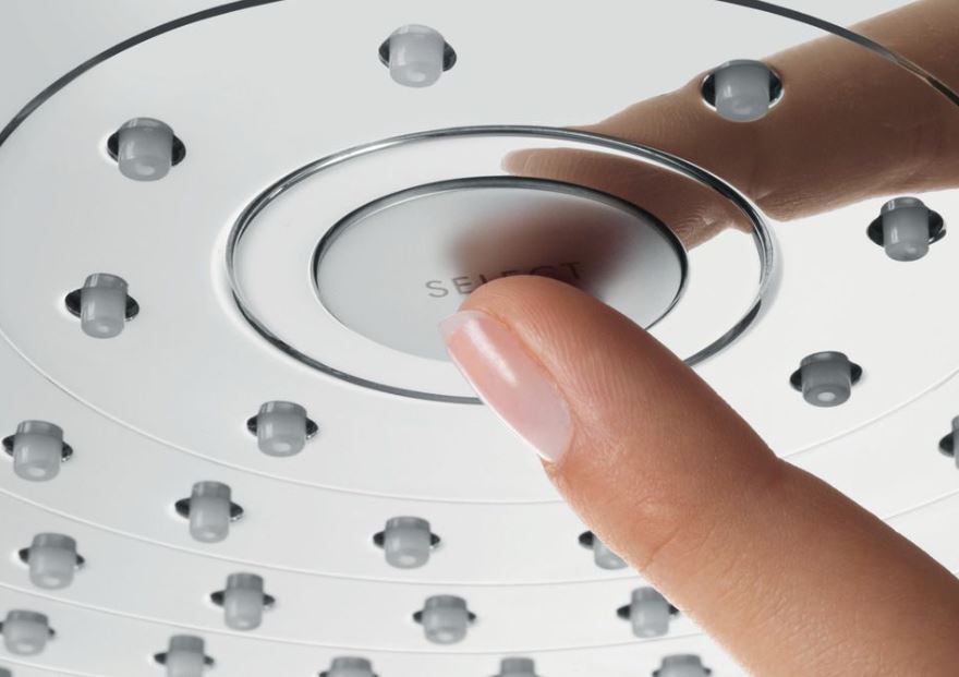 Hansgrohe Raindance select E hoofddouche 300 3jet met douchearm, chroom