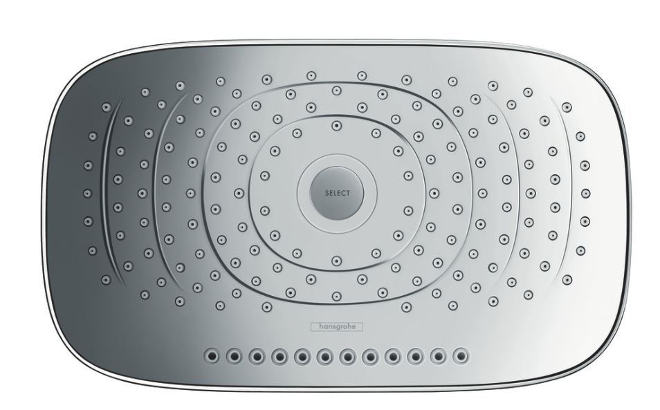 Hansgrohe Raindance select E hoofddouche 300 3jet met douchearm, chroom
