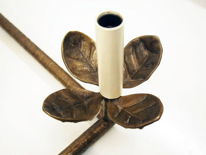 Vaughan St. Vivienne Leaf rechthoekig kroonluchter brons