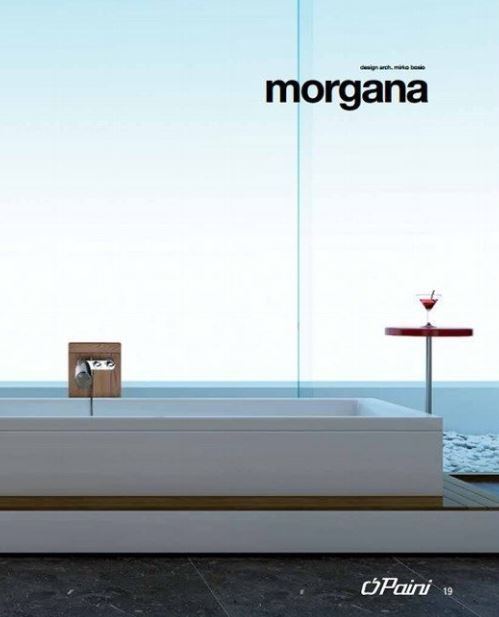 Paini Morgana design waterval badmengkraan chroom