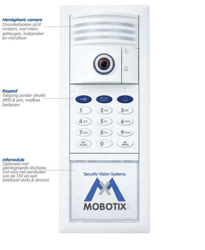 Mobotix T24 IP-video-deurintercom wit