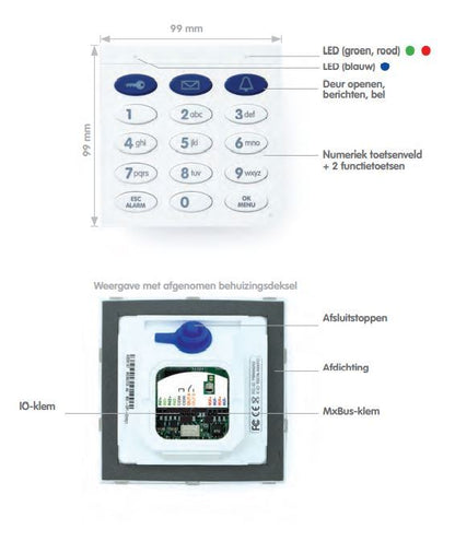 Mobotix T24 IP-video-deurintercom wit