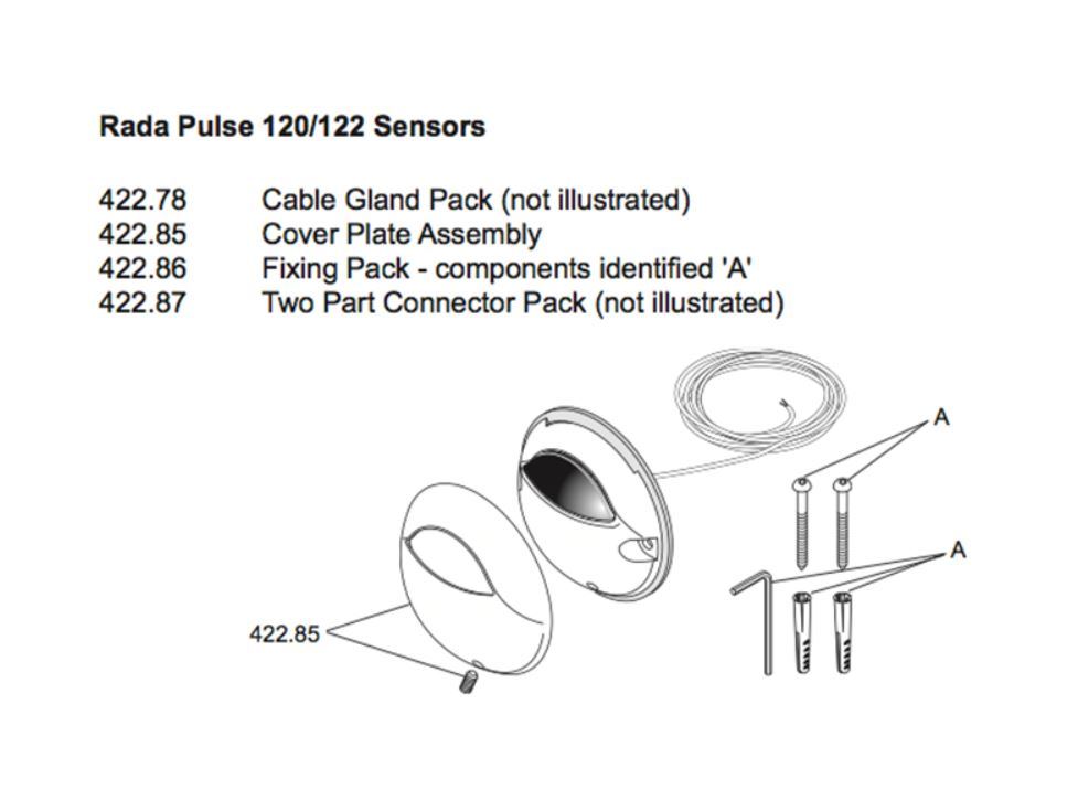 Rada Meltronic Pulse 120 ir bedieningssensor, chroom
