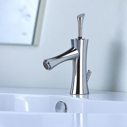 Newform Mania design wastafelkraan met waste chroom