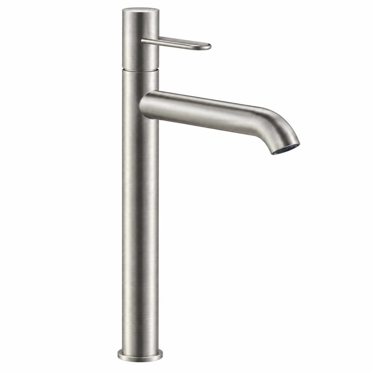 Hansgrohe  Axor Uno 250 ééngreeps hoge wastafelmengkraan met beugelgreep, roest vrij staal optic