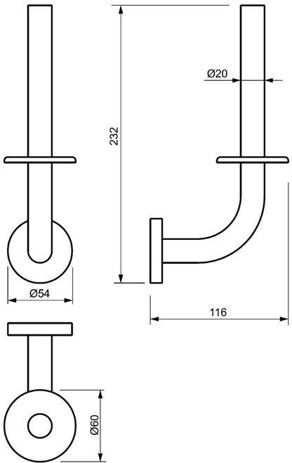 Grohe Essentials Reserve toilet papier rolhouder chroom