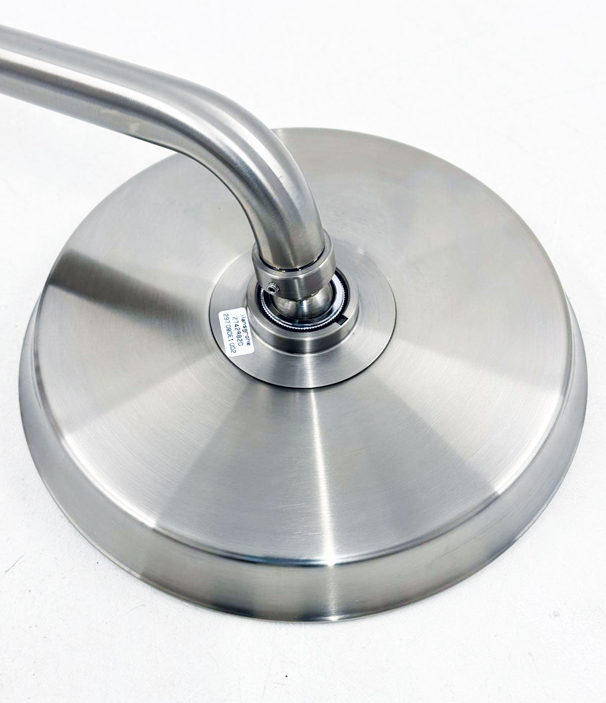 Hansgrohe Raindance Classic hoofddouche 210 mm met douchearm, Geborsteld nikkel