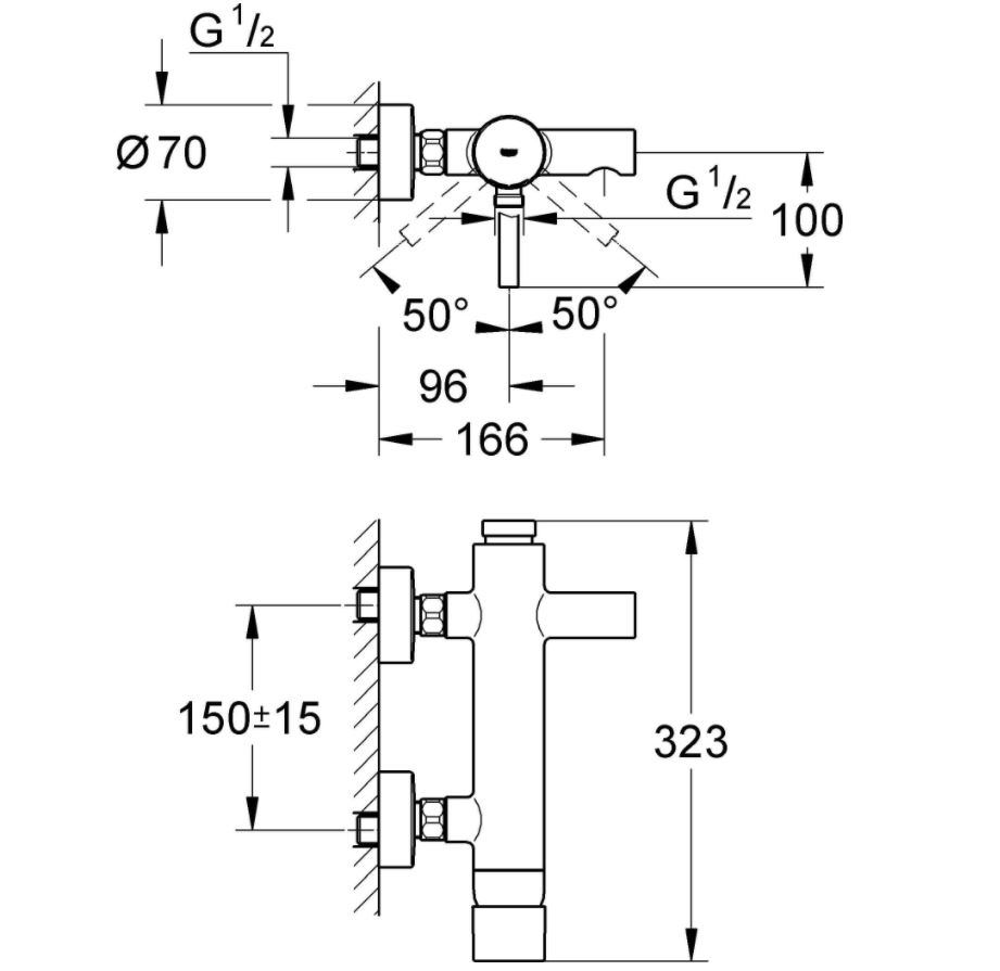 Grohe Essence ééngreeps badmengkraan chroom (showmodel)