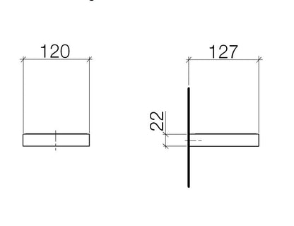 Dornbracht Imo zeepschaal wandmodel chroom