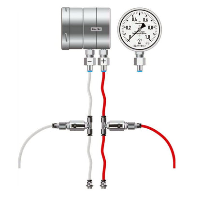 Kemper drukverschilmeter/ meetapparatuur in koffer. Voor functie controle BA terugstroombeveiligers