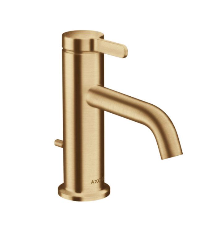 Hansgrohe Axor One wastafelmengkraan met waste brushed bronze