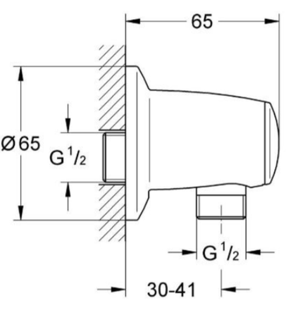 Grohe Grohtherm 3000 Cosmopolitan inbouw thermostaat doucheset 2-weg rainshower 21 cm, chroom