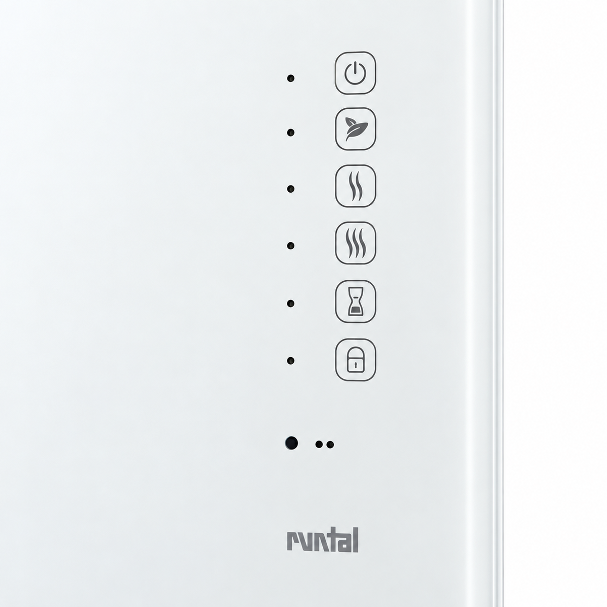 Runtal / Zehnder Folio Glass design elektrische verwarming glasoppervlakte wit