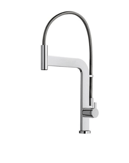 Reginox Nile design keukenkraan met handdouche en magneethouder chroom