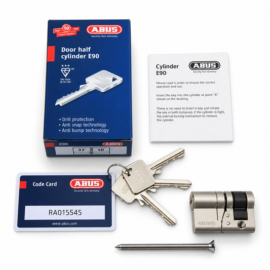 Abus halve cilinderslot 37-10mm SKG3