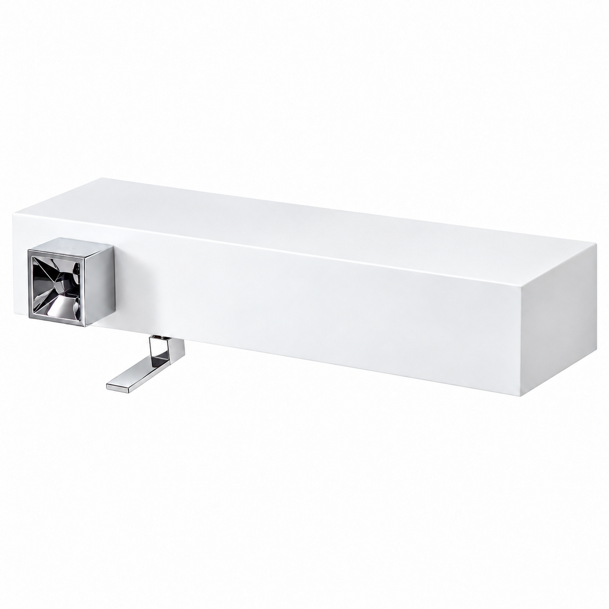 Dornbracht Elemental Spa IAM 1-greeps Design wastafel wandmengkraan met Corian Wit Behuizing