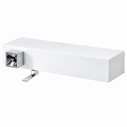 Dornbracht Elemental Spa IAM 1-greeps Design wastafel wandmengkraan met Corian Wit Behuizing