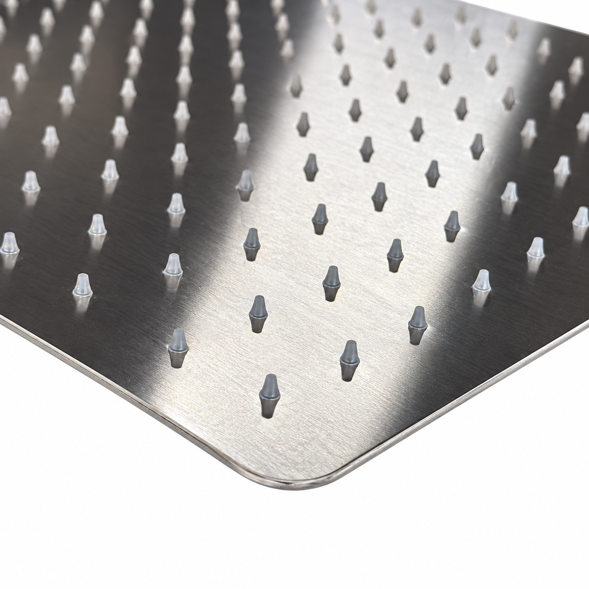 Xenz Pure Regendouche met afgeronde hoeken 40x40 mm RVS
