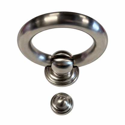 Quincalux ST ringklopper 303 Satijn Inoxlook 145 mm