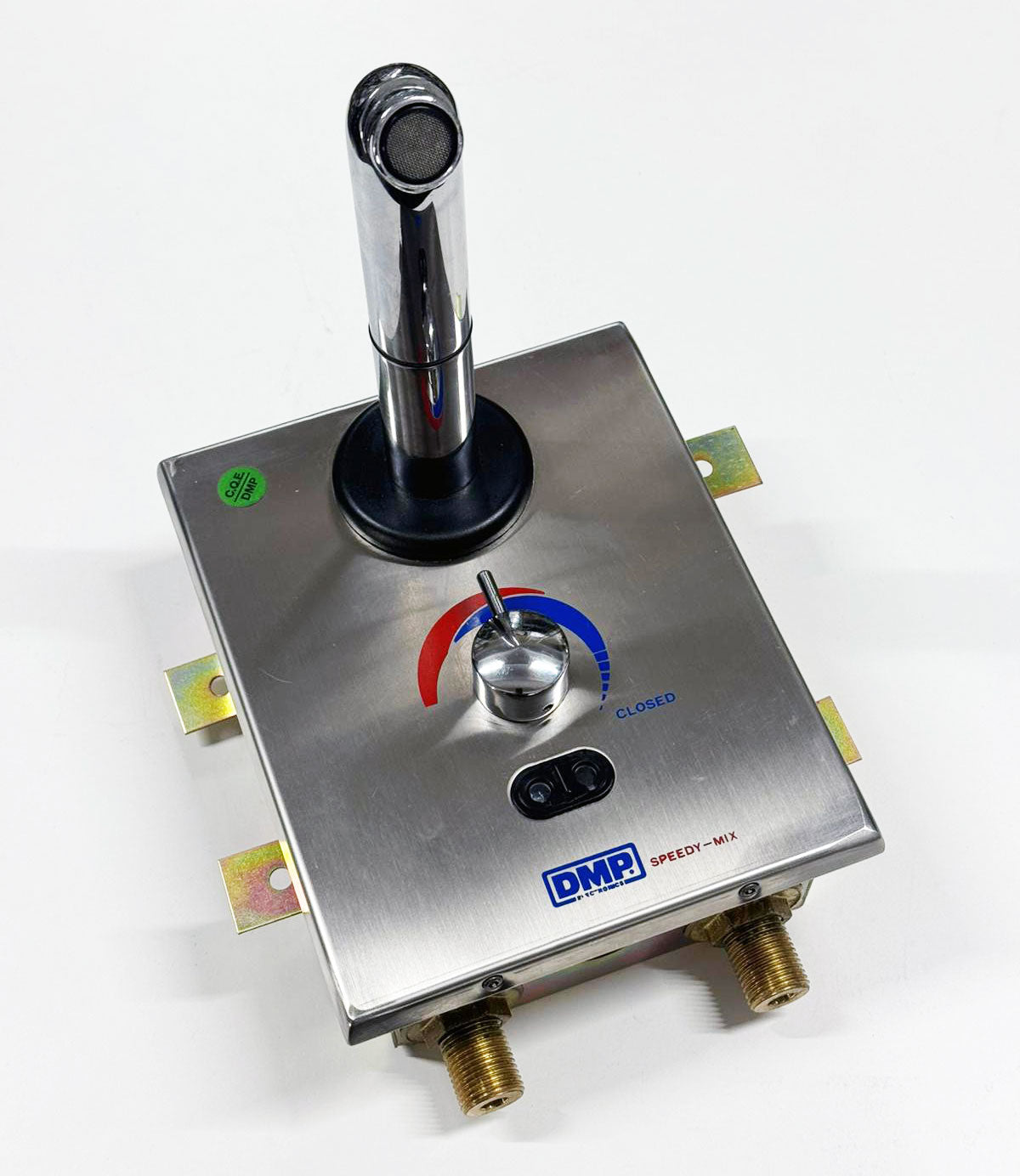 DMP Speedy Mix Teramo vandaalbestendige infrarood wandkraan voor warm en koud water