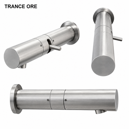 Best Design Ore Trance Inbouw Wastafelmengkraan Wandmodel – Industrieel Design – RVS