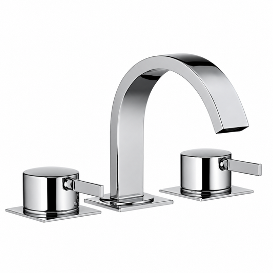 PONSI Ecovela 3 gats Italiaans design wastafelmengkraan chroom