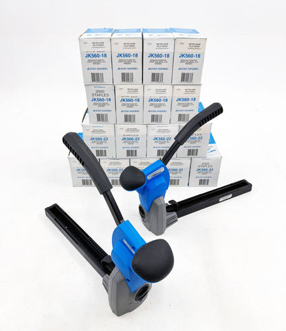 2 x Josef Kihlberg A560M 18 mm en A560 M22M 22 mm handbediende bovenkartonsluiters