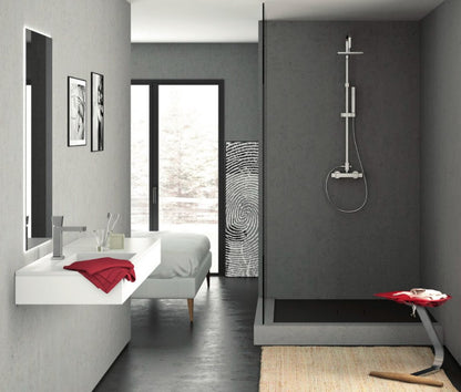 Mamoli Stylos design wastafelmengkraan chroom