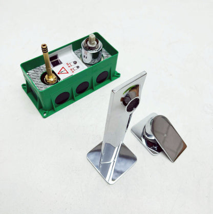 Treemme Ran design 2-gats inbouw wandmengkraan, chroom